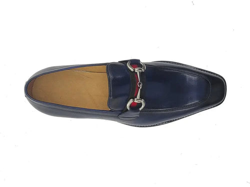 Mens Classic Burnished Slip-On Loafers