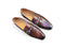 Mens Classic Burnished Slip-On Loafers