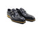Carrucci Burnished Leather Double Monk Strap Whole Cut Shoe