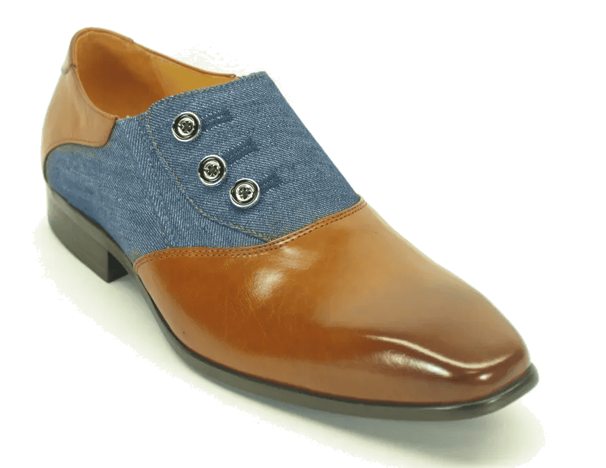 Men’s Button Accent Slip-On Loafers