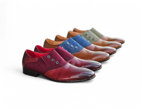 Men’s Button Accent Slip-On Loafers