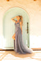 Beaded Fitted Sleeveless Slit Gown by Lucci Lu C8039