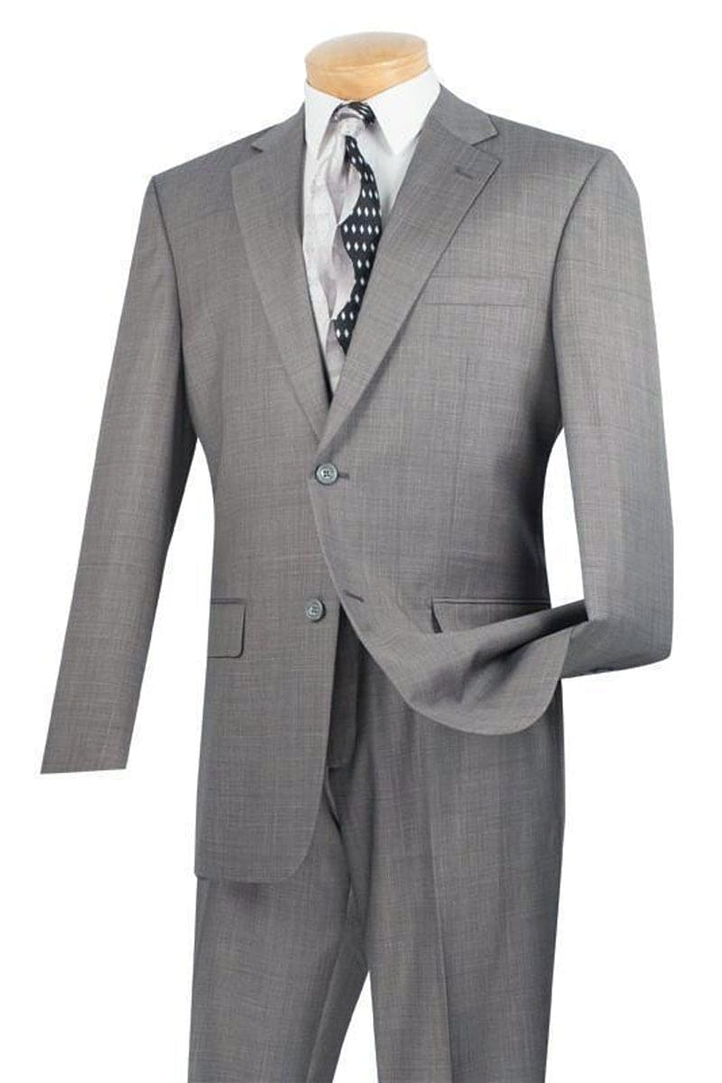 Mens 2 Button Modern Textured Weave Suit in Blue main image 0