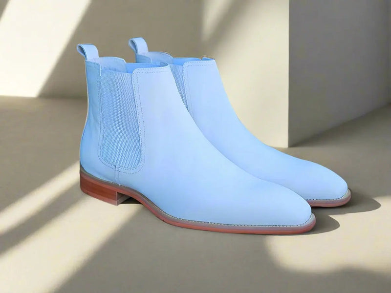 Carrucci Calfskin Leather Chelsea Boot
