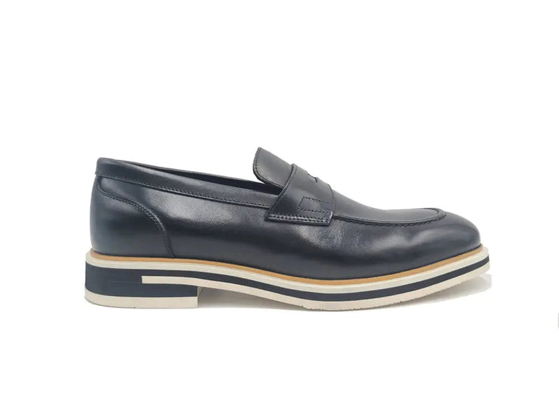 Carrucci Calfskin Penny Loafer