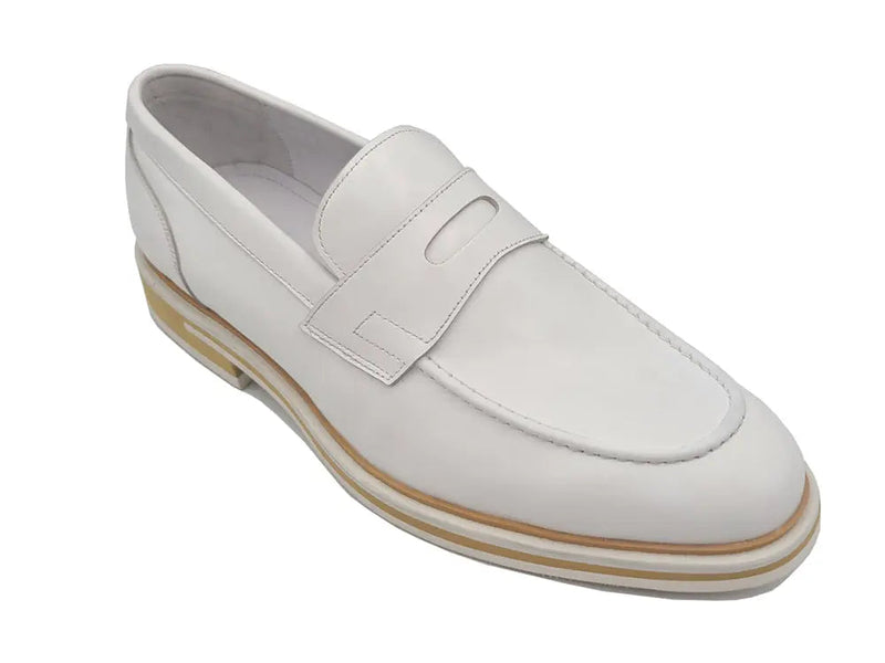 Carrucci Calfskin Penny Loafer
