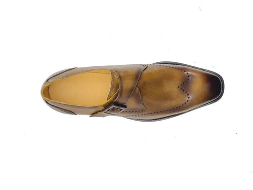 Classic Calfskin Leather Monk Loafer