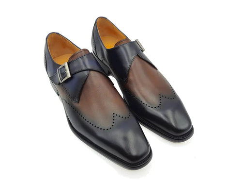 Classic Calfskin Leather Monk Loafer