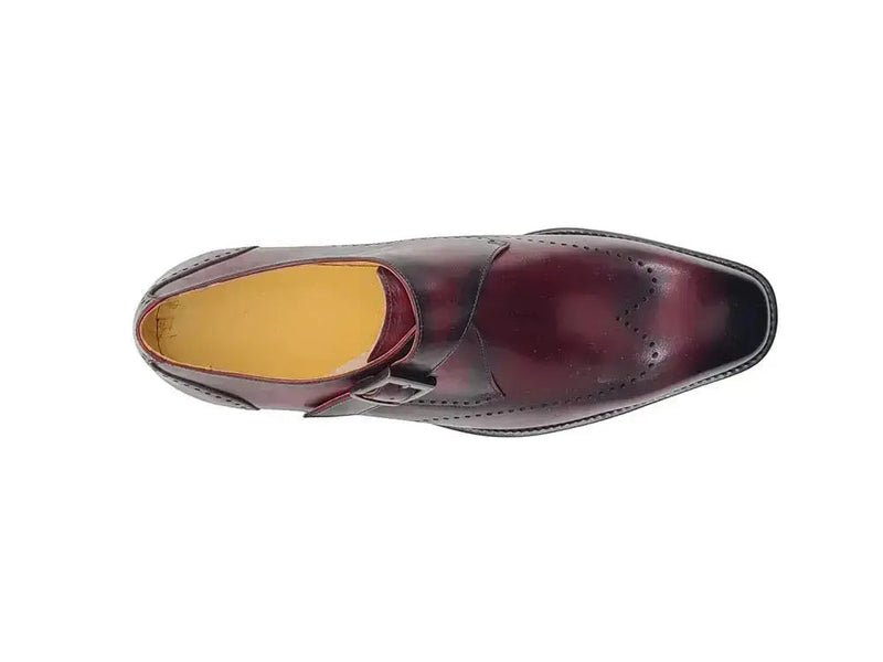 Carrucci Calfskin Single Monk Loafer - Luxurious Style