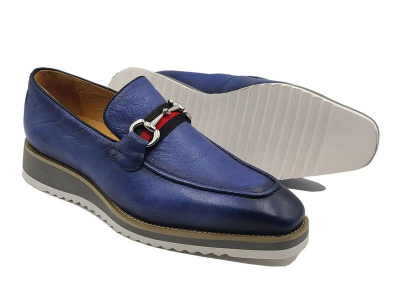 Carrucci Calfskin Slip-On Horsebit Loafer