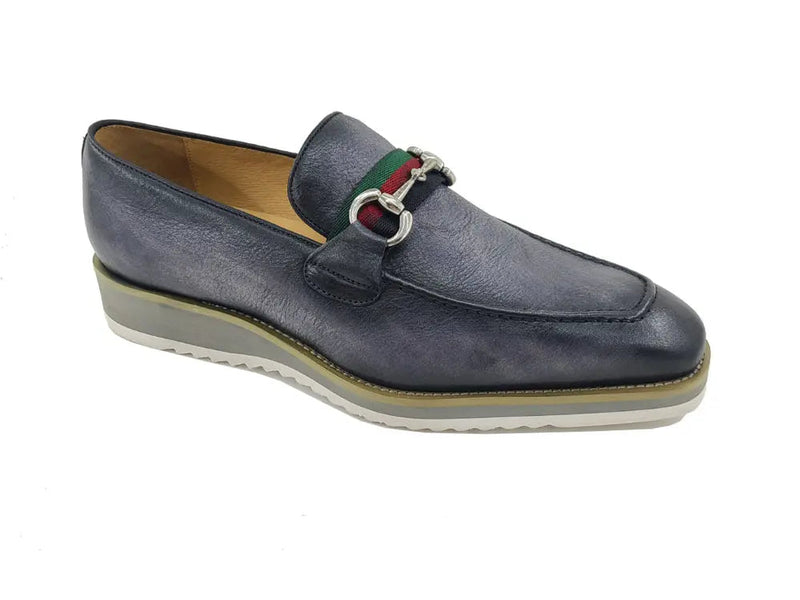 Carrucci Calfskin Slip-On Horsebit Loafer