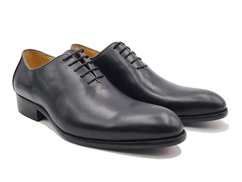 Men's Calfskin Wholecut Oxford Lace-Ups