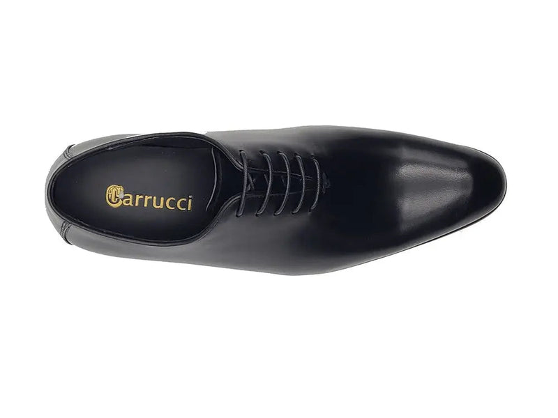 Carrucci: Polished Calfskin Whole Cut Oxford Dress Shoe