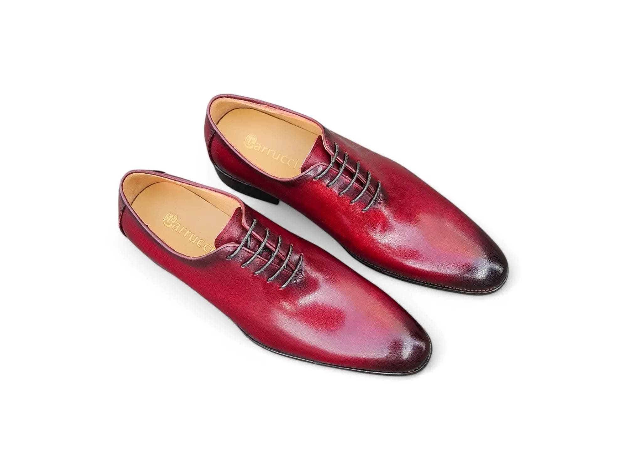 Men's Calfskin Wholecut Oxford Lace-Ups