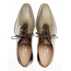 Barbaro Olive/Mocha Two-Tone Whole-Cut Calfskin Oxford Shoes by Mezlan – Handcrafted in Spain
