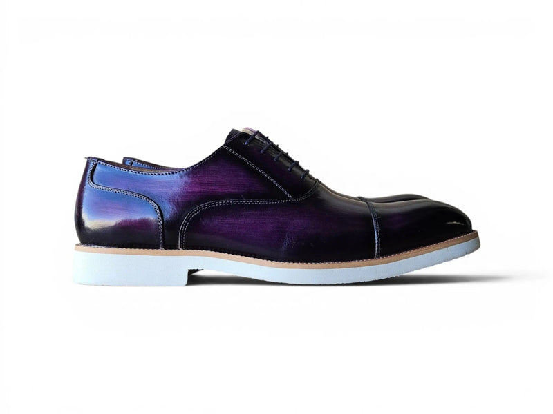 Carrucci Cap Toe Oxford - Lightweight Leather Dress Shoe