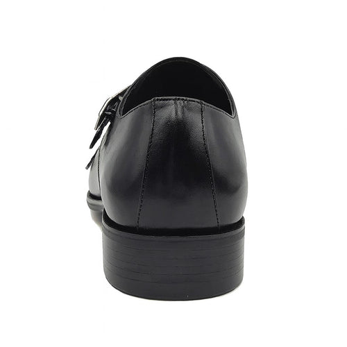 Cap Toe Double Monk Strap Shoe