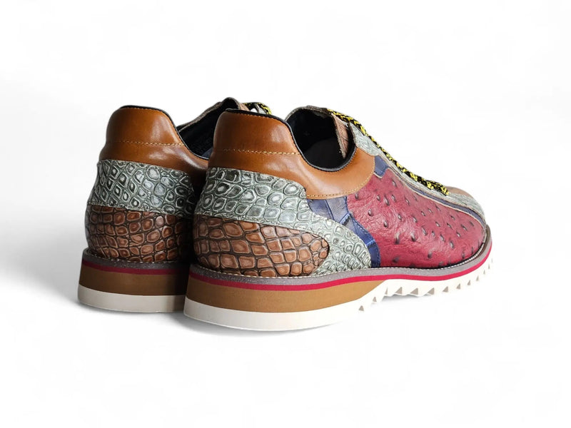 Carrucci Apex Explorer: Luxury Leather Sneaker for Men