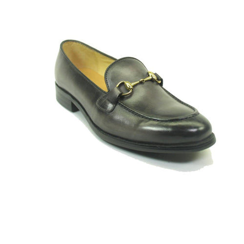 Mens Carrucci Timeless Buckle Loafer in Cognac
