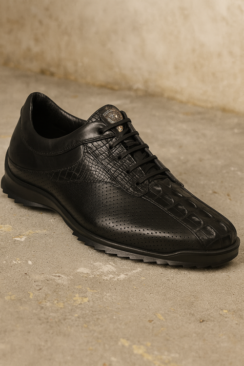 Sneaker Casual Cola Negro