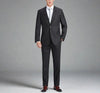 Renoir Clothing - Renoir Suit - Renoir Fashion - Super 140s Wool Two Button Slim Fit Charcoal Renoir Suit