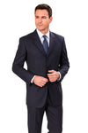 Charcoal Grey 3-Button Classic Fit Men's Suit, 100% Wool