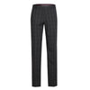 Stretch Performance Single Breasted Slim Fit Charcoal Plaid