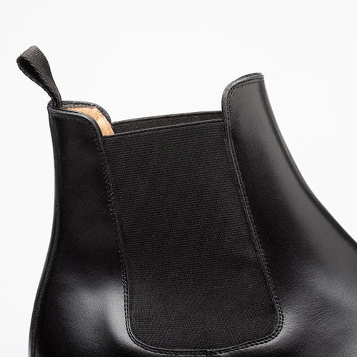 Men's Cervantes Black Chelsea Boots by Mezlan – Handcrafted Calfskin, Made in Spain