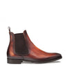 Men's Cervantes Cognac Rust Chelsea Boots by Mezlan – Hand-Finished Calfskin, Made in Spain
