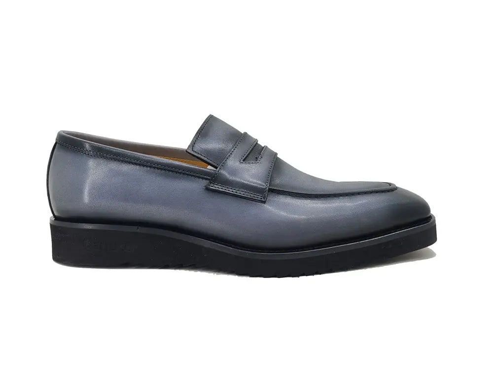 Hand-Finished Patina Penny Loafer