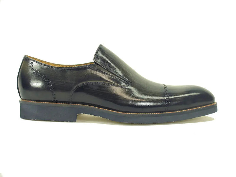 Carrucci Chic Patina Finish Calfskin Slip-on