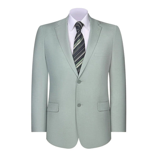 Mens Blazer Classic Fit Sport Coat Two Buttons Lightweight Suit Jacket Iceberg Green
