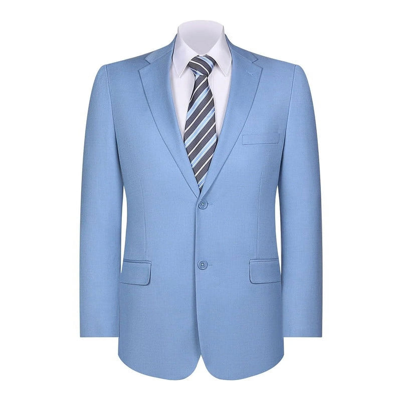 Mens Blazer Classic Fit Sport Coat Two Buttons Lightweight Suit Jacket Iceberg Green