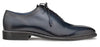 Enterprise Blue Calfskin Balmoral by Mezlan – Elegant Plain Toe Oxford Made in Spain