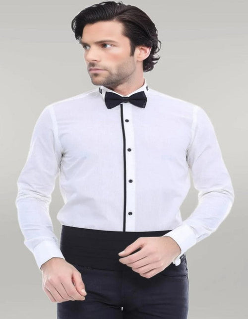 Cream Tuxedo Shirt