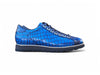 Crocodile Embossed Leather Sneaker