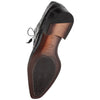 Men’s Cratos Black Crocodile Derby Shoes by Mezlan – Genuine Exotic Leather Dress Shoes Made in Spain
