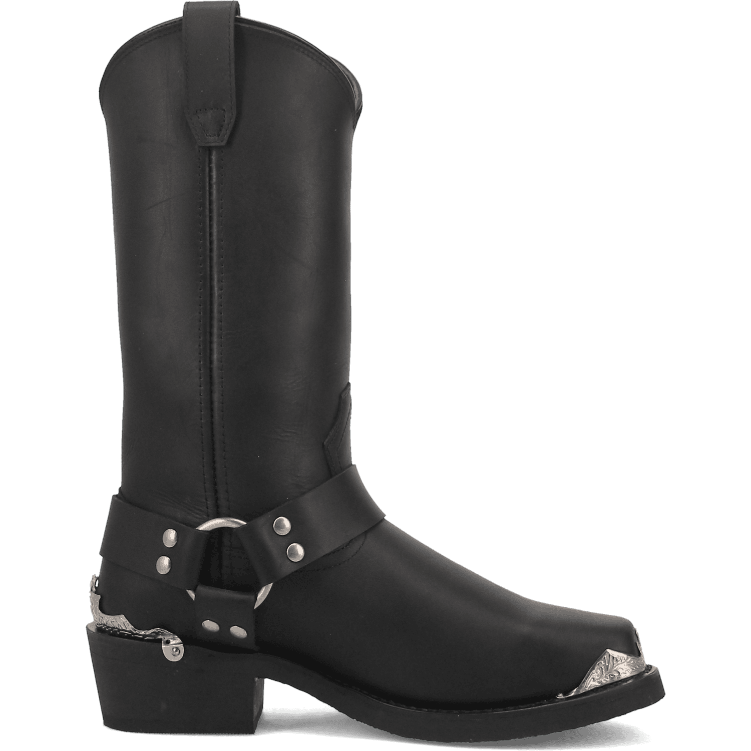 Chopper Leather Harness Biker Boot