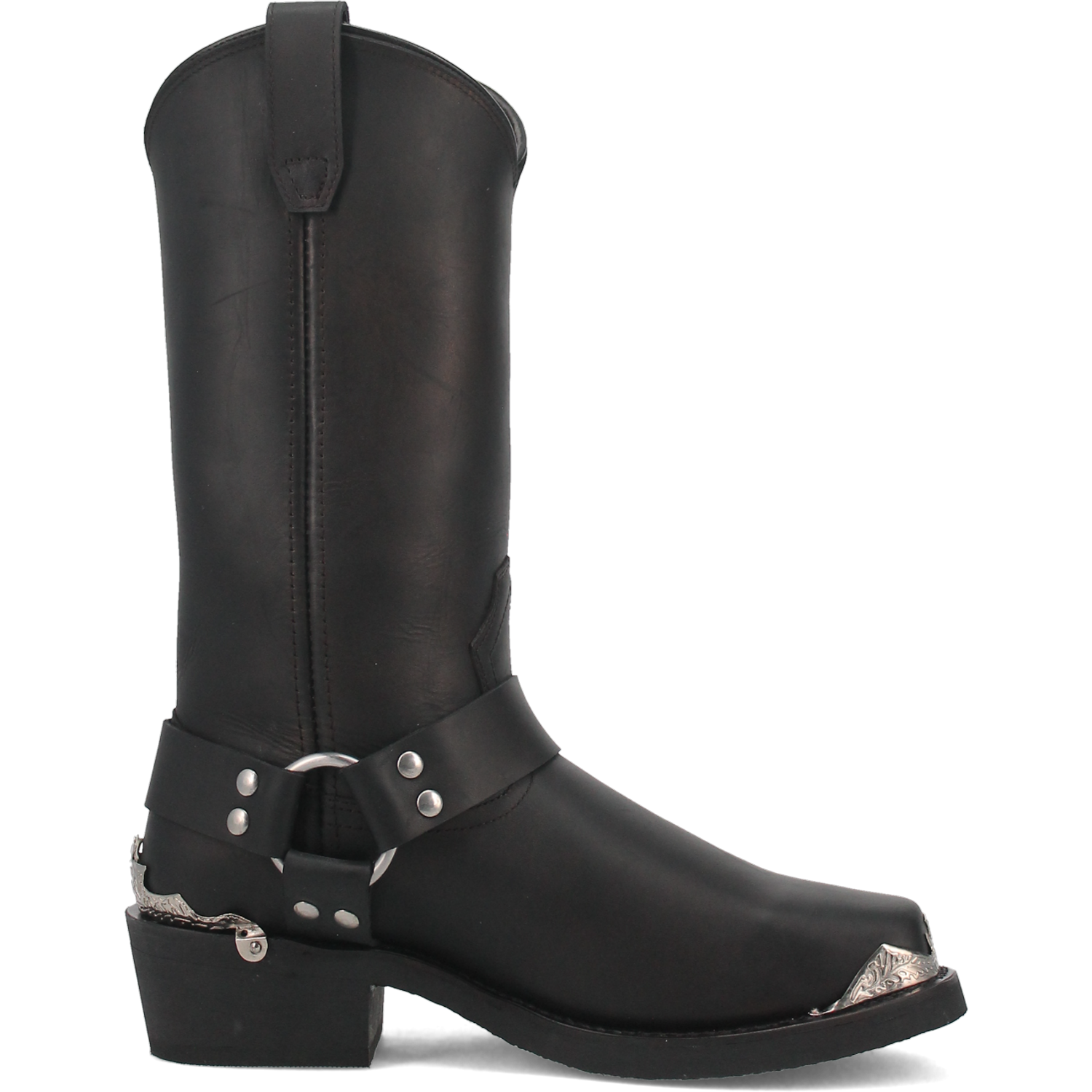 Chopper Leather Harness Biker Boot