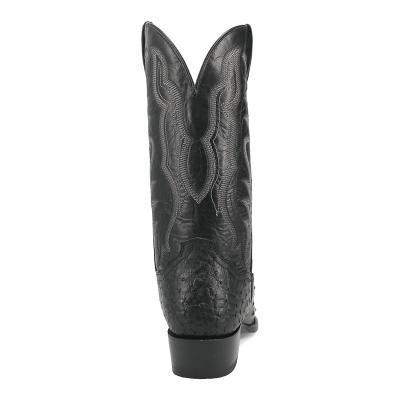 Dan Post Tempe Ostrich Boots - Full Quill Exotic Luxury