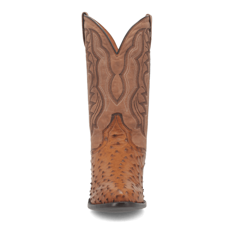 Dan Post Tempe Ostrich Boot - Full Quill Luxury Western