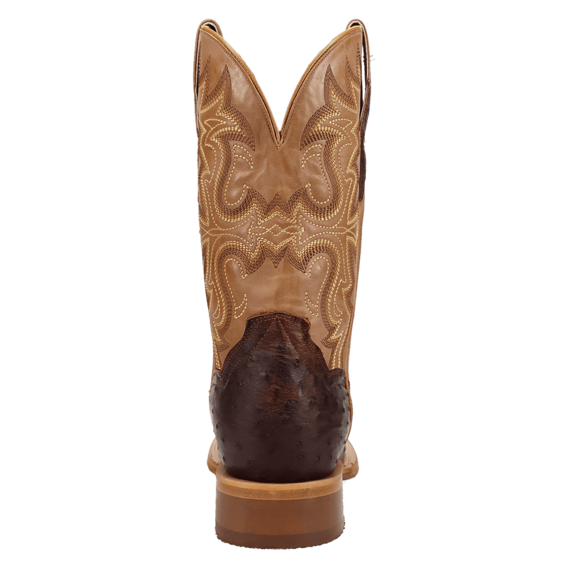 DRAYDEN FULL QUILL OSTRICH BOOT