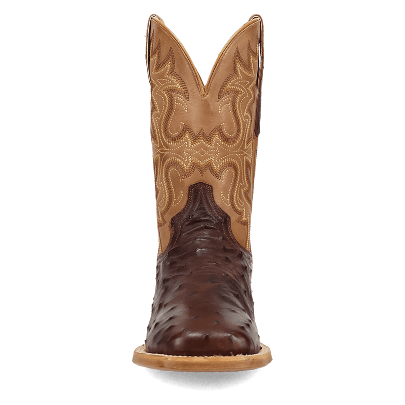 DRAYDEN FULL QUILL OSTRICH BOOT