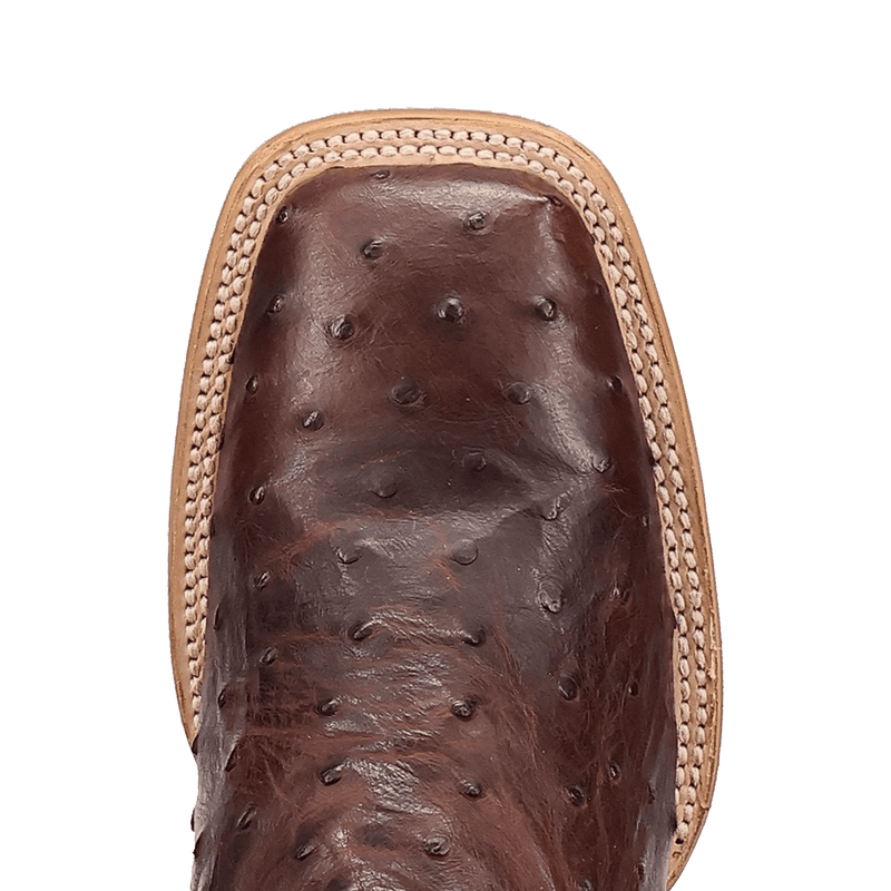DRAYDEN FULL QUILL OSTRICH BOOT