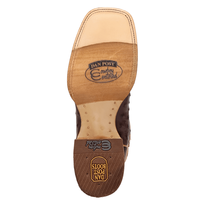 DRAYDEN FULL QUILL OSTRICH BOOT