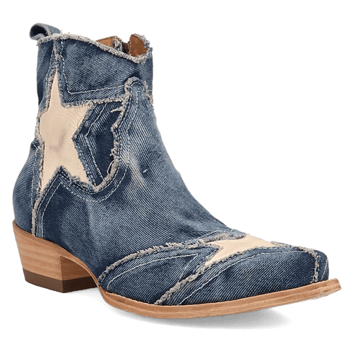 Dan Post Stardust Denim Booties - Luxury Men's Western Boots