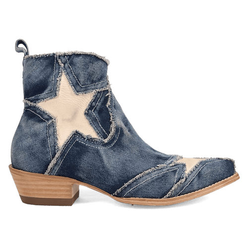 Dan Post Stardust Denim Booties - Luxury Men's Western Boots