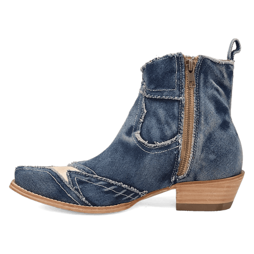 Dan Post Stardust Denim Booties - Luxury Men's Western Boots