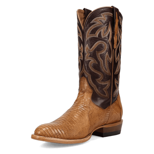 Dan Post Spurline Teju Lizard Boot - Exotic Western Style