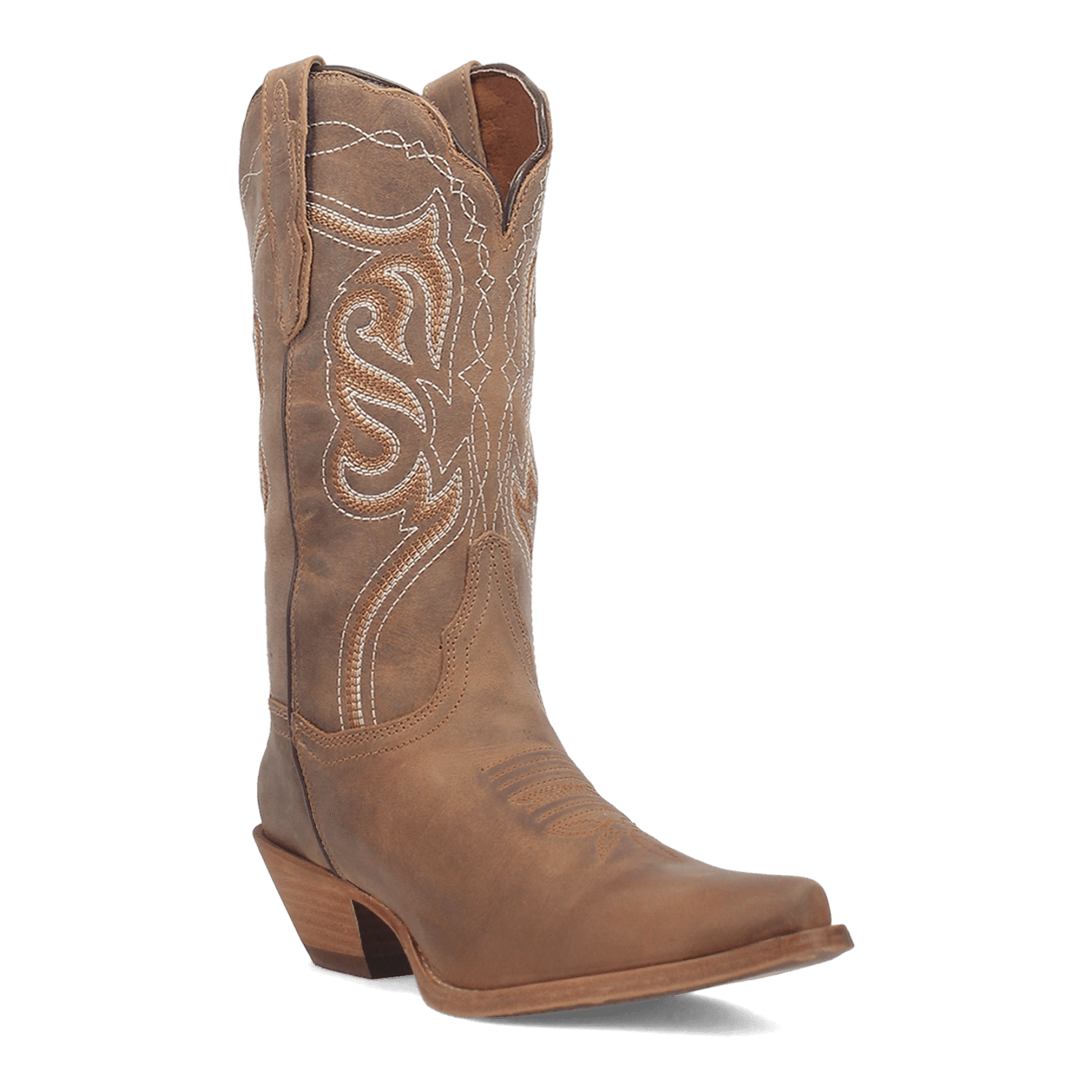 Dan Post Karmel Leather Boot - Premium Brown